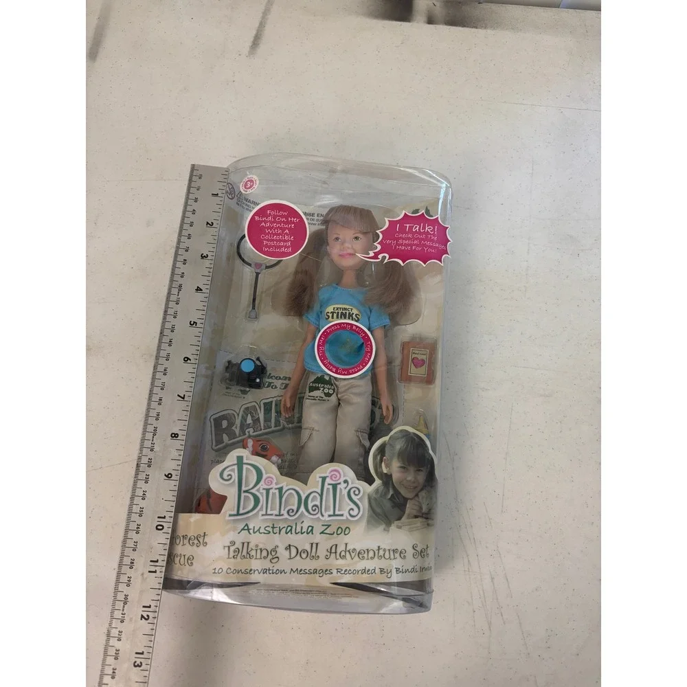 2008 Bindi Irwin Australia Zoo Talking Adventure Doll Wild Republic Works